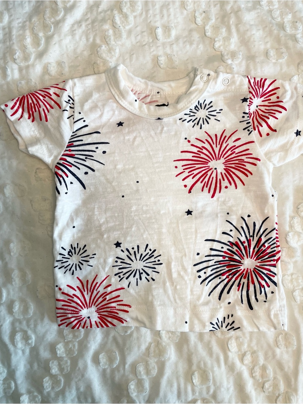Monica + Andy Little Sparkler Fireworks T-shirt - 6-9M Organic Cotton